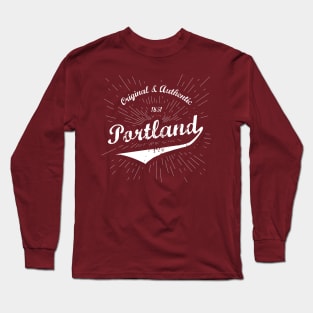 Original Portland, Oregon City Shirt Long Sleeve T-Shirt